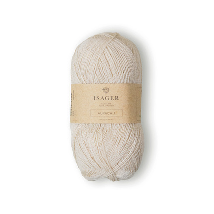 garnnoelge af maerket alpaca 1 fra isager i farven e6s