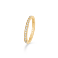 POETRY diamond ring in 14 karat gold | Danish design by Mads Z
