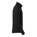 Set fra højre: South West Ames sort fleecejakke. Tre lynlåslommer og udskiftelige lynlåstrækkere. Hovedstof: 100% polyester.