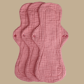 Genanvendelige efterfødselsbind GOTS dusty rose