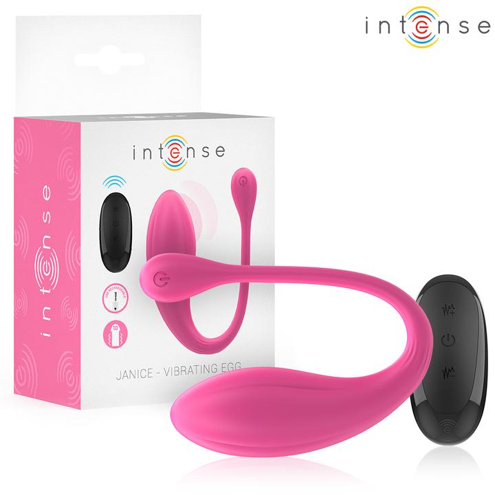 INTENSE Janice U U-formet Vibrator med Dobbelt Stimulation og Fjernbetjening