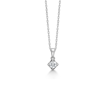 CROWN pendant in 14 karat white gold | Danish design by Mads Z