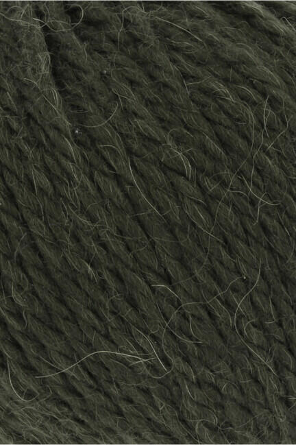 close up af garnnoegle af maerket carpe diem fra lang yarns i farven oliven