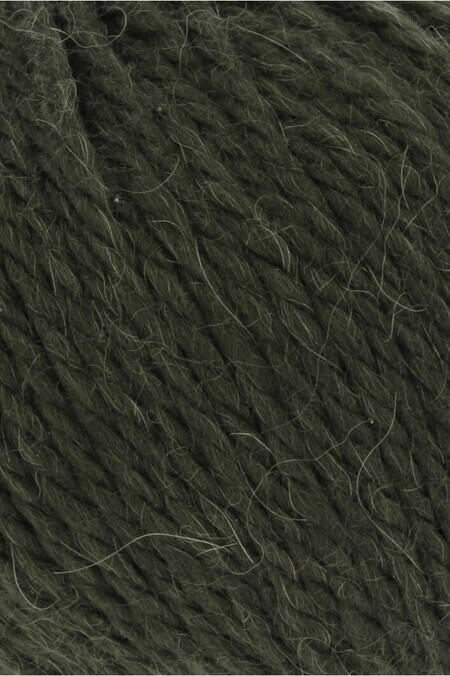 close up af garnnoegle af maerket carpe diem fra lang yarns i farven oliven