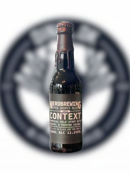 Nerd Brewing - Context Imperial Milk Stout With Caramel & Toasted Coconut - DinØl.dk