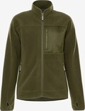 Billede af Argon Damefleecejakke med Mikro-Pilefor i Lys Armygrøn. Genanvendt polyester og 4-vejs stretch for bevægelsesfrihed. Velegnet som mellemlag.
