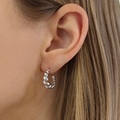 SWIRL silver earrings | Danish design by Mads Z