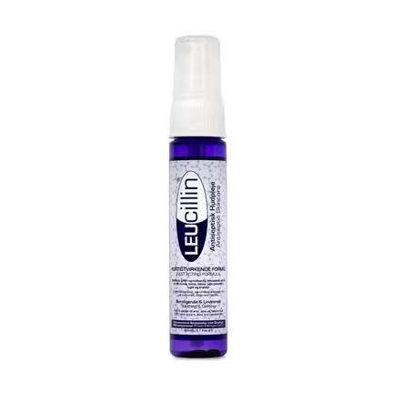 Leucillin Fingerspray 60 ml. - Antiseptisk hudpleje til rensning og desinficering ved mindre hudproblemer.