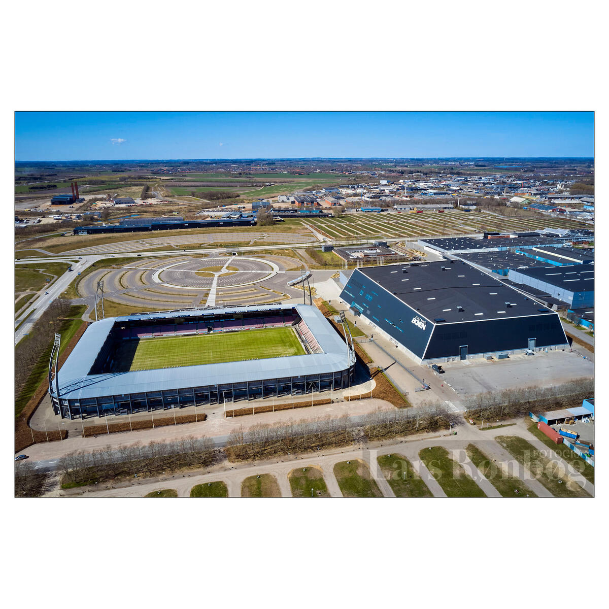 2020, 17. april, MCH Arena, Luftfoto Fotograf Lars Rønbøg