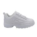 dame sneakers chunky hvide fila plateau sko