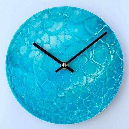 Fledermaus Overture - Lille blåt unika vægur fra Redesigna