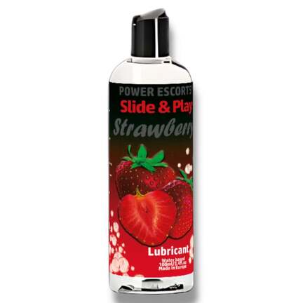 power escorts strawberry lubricant vandbaseret glidecreme 100ml