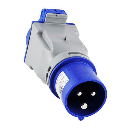 cee adapter han til schuko hun landstroem baad ip44 hos shop12volt