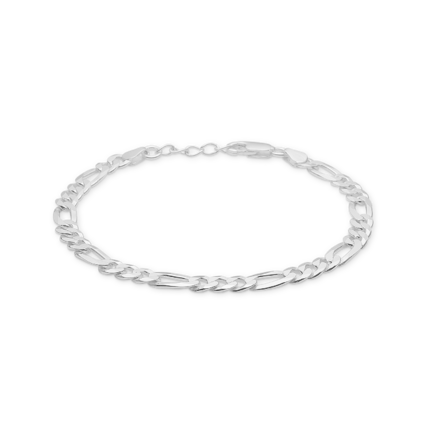 Figaro Chain Bracelet - Figaro bracelet in sterling silver