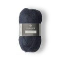 Isager Silk Mohair farve 100 navy marineblå