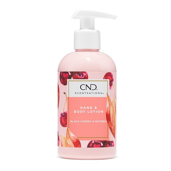 CND Scentsations, Hand & Bodylotion, Cherry & Nutmeg, 245 ml. - Håndcreme, Kropscreme, Velduftende creme