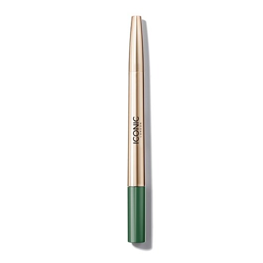 Iconic London, Eyeliner Duo Smokey Eye, Juniper Green - Makeup, Eyeliner, Ram dine øjne ind, Pencil