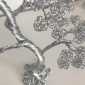 wire træ sølv