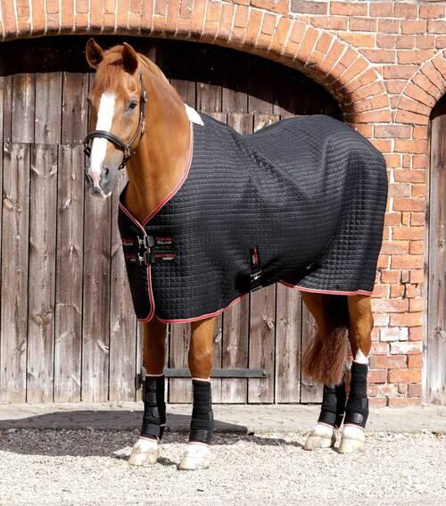 Se Premier Equine Dry-Tech Horse Cooler dækken - Sort - 5,6" (125cm) hos Travshoppen.dk