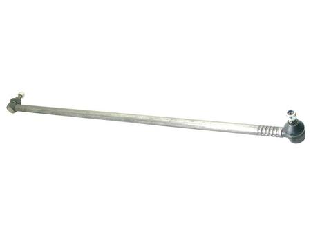 Complete steering rod Length: 1155mm Internal thread A: Ø28mm External thread B: M16 x 1.5 Taper pin C: 22.2 - 19.1mm Taper pin length D: 25.9mm. Fits Fordson Major, Power Major, Super Major with manual steering OEM ref. Ford / New Holland DDN3