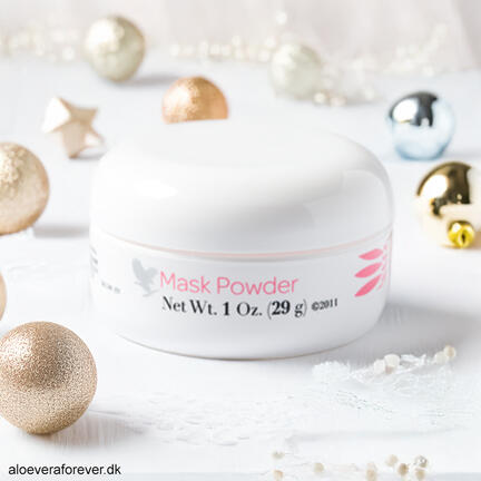 mask powder Forever Living lyserødt ansigtsmaskepulver - dejlig julegaveide fra Forever Living