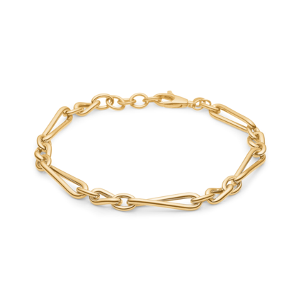 MONZA bracelet in 14 karat gold | Danish design by Mads Z