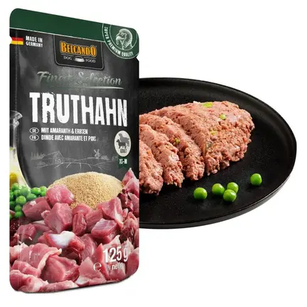 Belcando Turkey with amaranth & peas