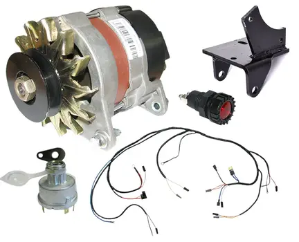 Generator ombygningssæt Diesel med generatorbeslag - MF135 - MF35