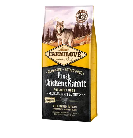 Carnilove Fresh Chicken-rabbit adult - 12kg