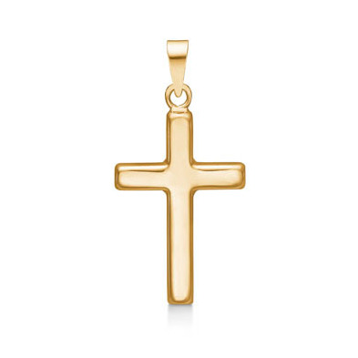 Stave cross in 8 karat gold | Danish design by Mads Z