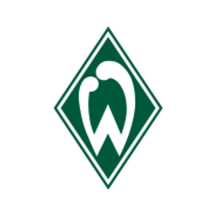 SV Werder Bremen klublogo som rundt sukkerprint til fodboldkage