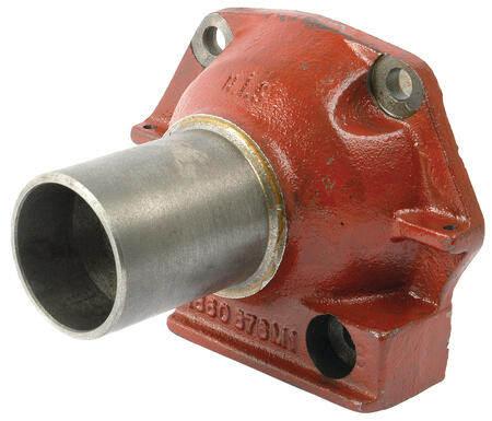 Bearing housing for input shaft ONLY for models with MultiPower Fits: MF135, MF148, MF165, MF168, MF185, MF188 Fits: MF230, MF235, MF240, MF245, MF250, MF265, MF270, MF275, MF282, MF285, MF290, MF298 Fits: MF550, MF565, MF575, MF590 Fits p