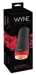 Masturbator 01 genopladelig med varme, vakuum og vibration fra WYNE