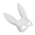 Kinky Pleasure Bunny Mask White – hvid fetish kaninmaske med ører
