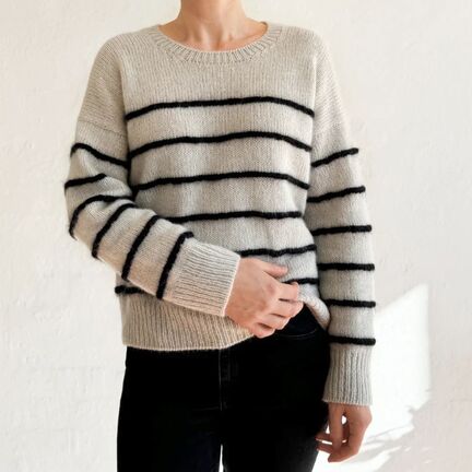 tuck sweater fra odd row set forfra