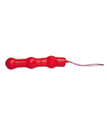 Bad Kitty Vibrating Balloon – rød oppustelig anal plug i latex med fjernbetjent multi-speed vibration, 14,5 cm lang, udvidelig op til 10 cm.