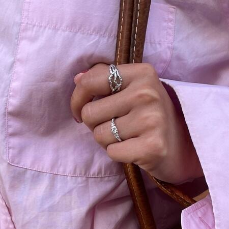 Fragtments ring i sølv | Studio Z