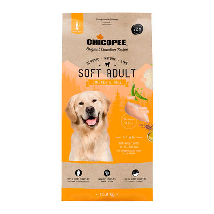Chicopee CNL Soft Adult Kylling & Ris - 15kg