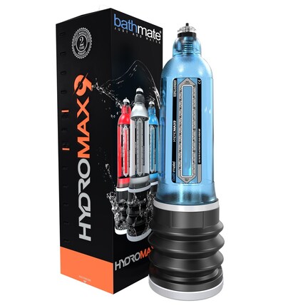 Hydromax9 Blå (X40) penispumpe fra Bathmate – avanceret vandtryksmodel.