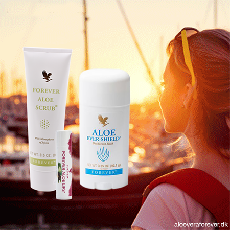 Forever Aloe Scrub, Ever-Shield Deo, Forever Aloe Lips