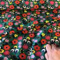 Bomuldsjersey med print af sommer blomster