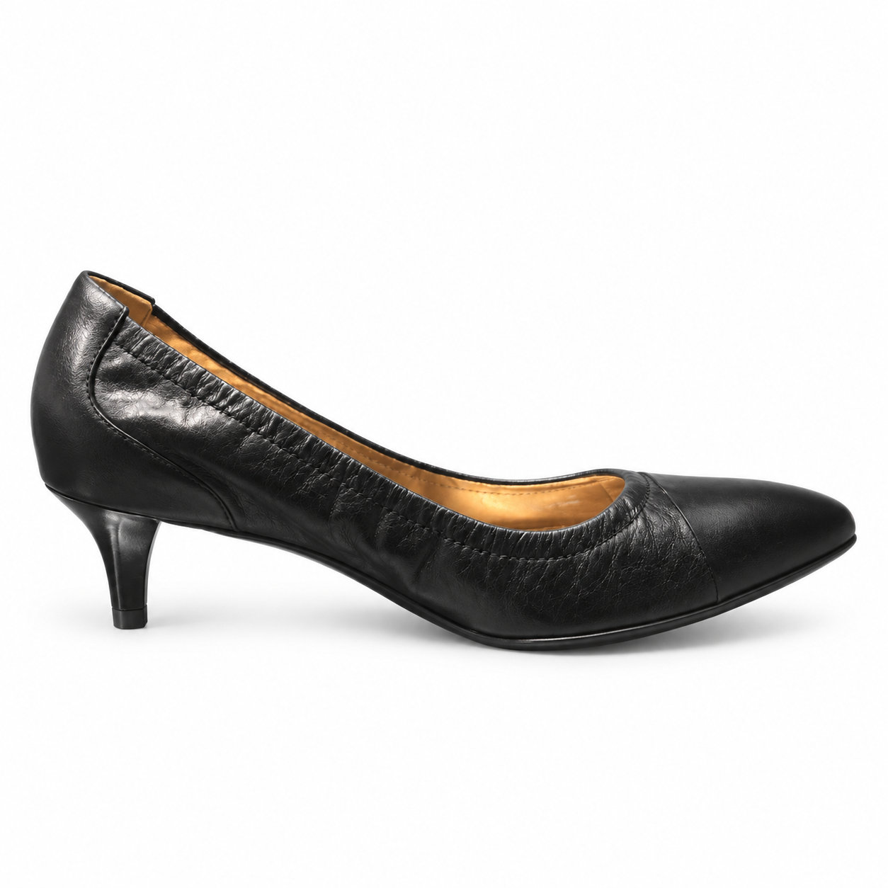 ECCO Gambooa Sort Læderpump - 36