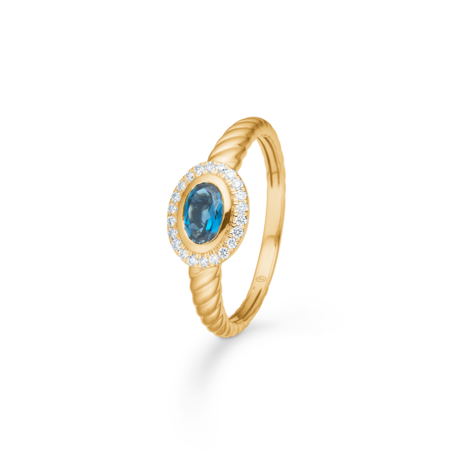 Victorian Secret ring i 14 karat guld