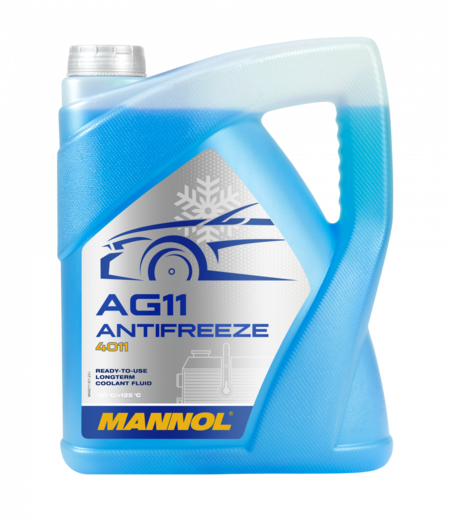 Mannol MN4011-5 - Coolant - Antifreeze - Blue- Minus 40° - 5 litre