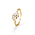 FREYA ring in 14 karat gold with diamonds | Danish design by Mads Z