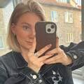 Cecilie wearing Urchin Elegance hoops made in 925 pure sterling silver.