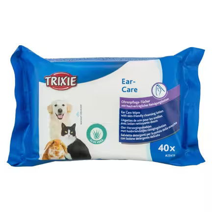 Trixie Øreplejeservietter 40 stk.