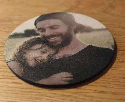 Coasters med foto fars dag