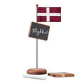 Fablewood dåbsflag med navn