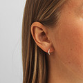 Freya earrings in 14-carat gold, as modelled